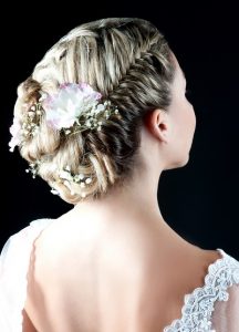 Plated bridal hairstyles at BHP Hairdressing Salon in Leeds