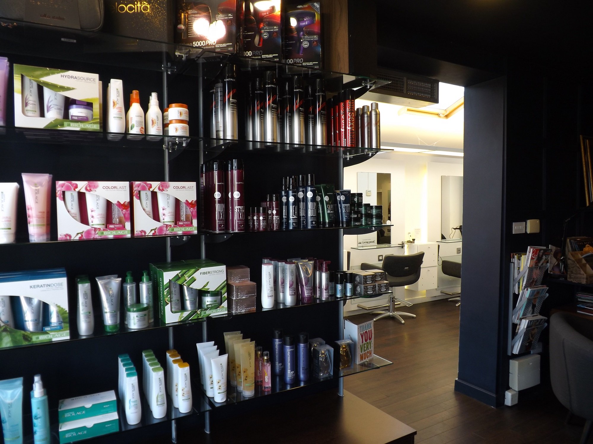 products for sale at bhp hair salon in guiseley leeds