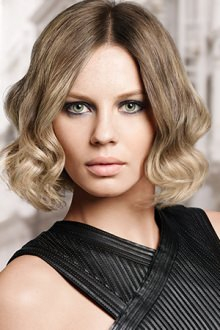 curly bobbed hair